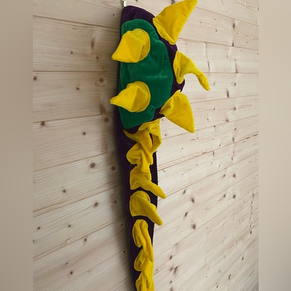 MARDI GRAS Vibrant & Playful Velvet Fun Purple, Green, Gold Extra Long Tail Hat - Picture 4 of 13